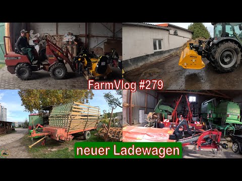 Farmvlog #279: NEUER Ladewagen | Maschinentetris