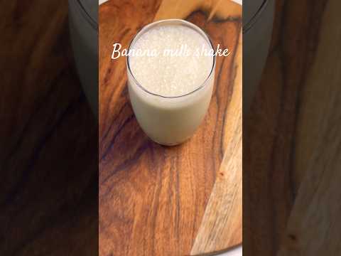 Easy simple banana milk shake! #healthy #banana #milkshake #shorts #diwali #easyrecipe #homemade