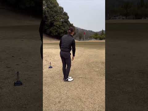 【もう少し寄せたい⛳️】#youtube #shorts #golf #ゴルフ #ゴルフスイング #アプローチ #練習 #ラウンド動画 #ダフリ #シャンク #ウェッジ #100切り #ゴルフ場