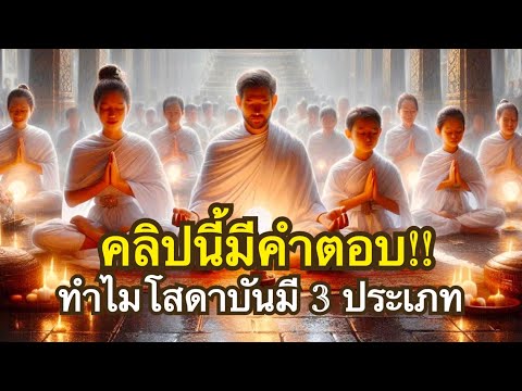 ทางอริยะEp22 สิ่งที่เหมือนและต่างกัน ของโสดาบันแต่ละประเภท