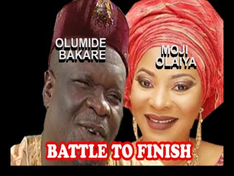 LATE MOJI OLAIYA & LATE OLUMIDE BAKARE IN BATTLE TO FINISH  IKU OROGUN