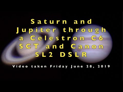 What do Jupiter and Saturn Look Like in a 6" Telescope?