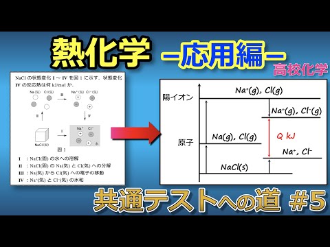 【京大院卒が独自解説】熱化学の応用問題もいつも通りエネルギー図で瞬殺！(#5 共通テストへの道)