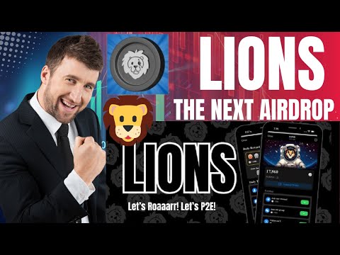 LIONS 🦁 AIRDROP MINING ⛏️ BOT 📌 Lions New Farming start 🔥 Lions Tokens Withdrawal 🪙 #PAWS #Midas