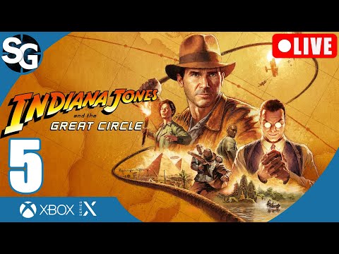 🔴 LIVE | Indiana Jones and the Great Circle Walkthrough Gameplay | Belongs in a Museum - Session 5