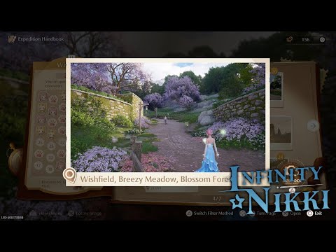 Expedition Handbook Photo Spot 19 Location - Blossom Forest | Infinity Nikki