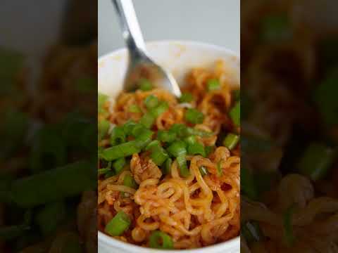 Can you handle one of the world’s spiciest Hot Garlic Noodles? Korean style