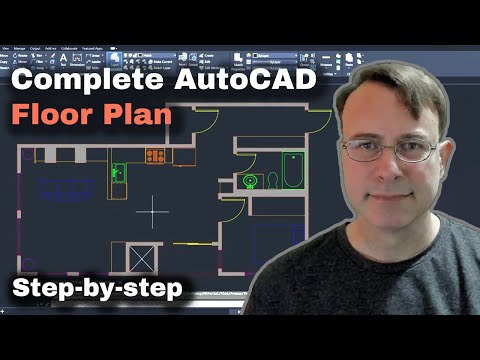 Making a floor plan in AutoCAD right from scratch