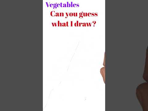 How fast can you solve what vegetable I draw? #englishbeginners #learnenglish #englishvocabulary