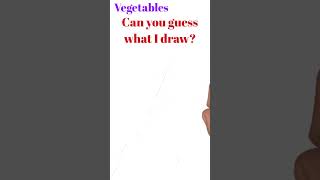 How fast can you solve what vegetable I draw? #englishbeginners #learnenglish #englishvocabulary