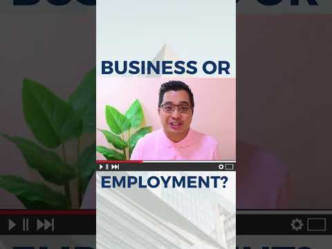 BUSINESS OR EMPLOYMENT?